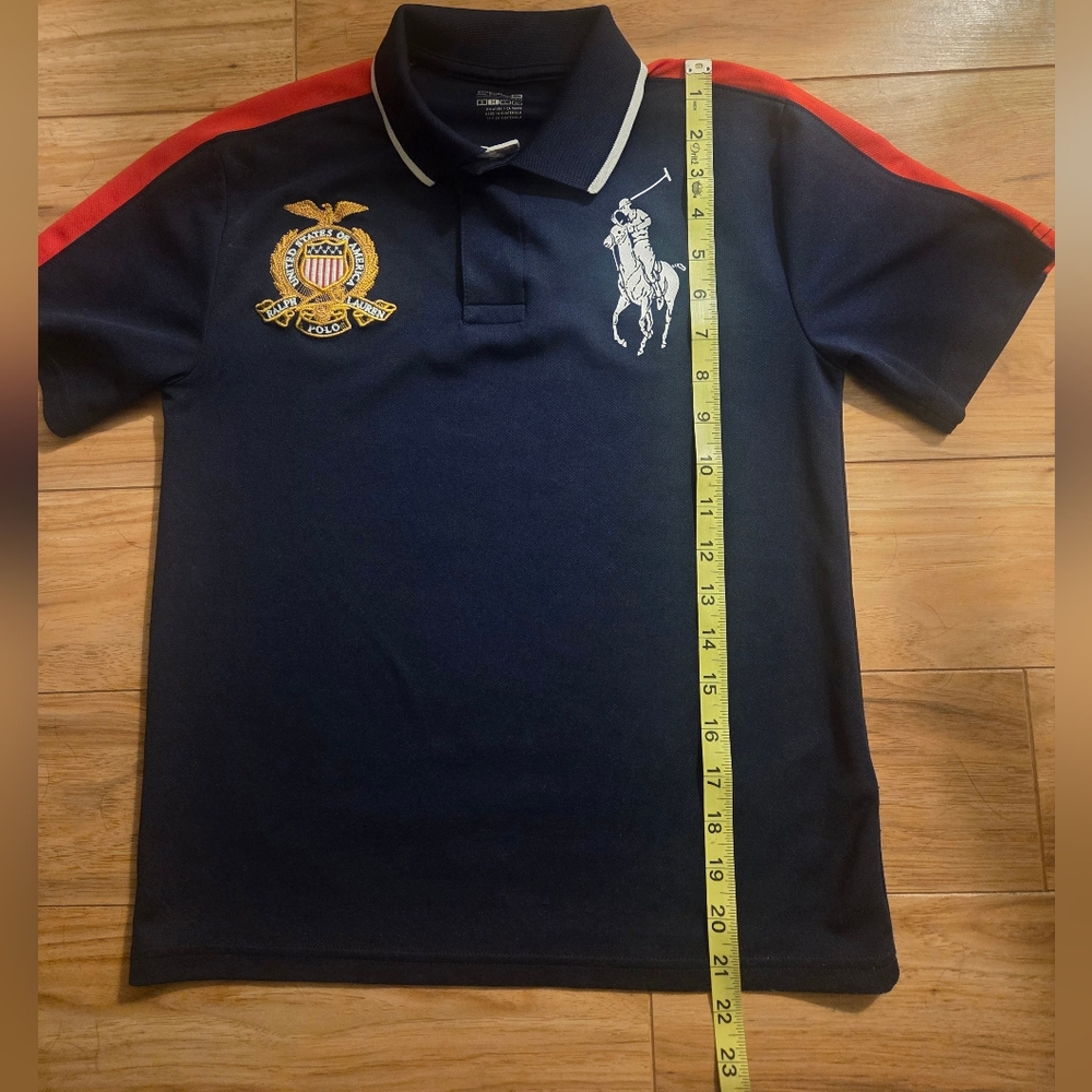 Polo By Ralph Lauren Big Pony Polo Shirt Boys Size M Preppy - Picture 10 of 10